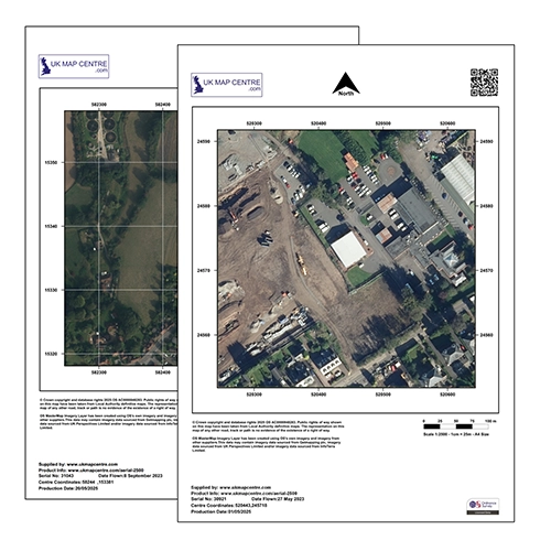 OS Aerial 1:2500 Extract