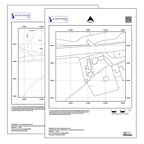 OS Planning Pack 1:500 and 1:1250